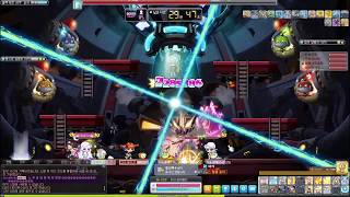 메이플스토리 비숍 윈브 캐마 닼나의 스우 4인 파티격