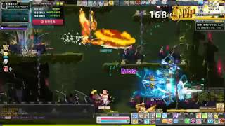 「메이플스토리」 보우마스터 폭시잔시 사냥 테네브리스  고통의 미궁 최심부6