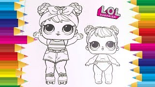 COLORINDO BONECA LOL - REVISTA LOL - LOL DAWN E LIL DAWN