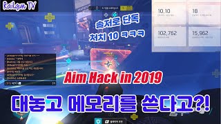 오버워치 대놓고 핵 쓰는 2인큐 박제합니다