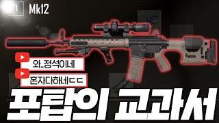 혼자서 견제,커버,뒤치기 전부 다 봐주는 DMR장인 [배그 스쿼드]