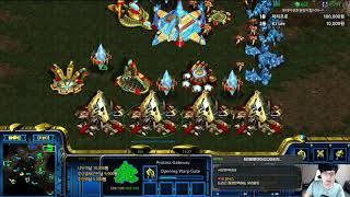 [더드튜브] 프로토스가 뭔지 보여드리겠습니다. 화끈한 역전승. 스타팀플 헌터 StarCraft Team Play 리마스터 스타크래프트