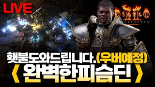 디아블로2:레저렉션 늦었습니다! 완벽한피슴딘!! 횃불도…