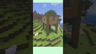 (마인크래프트 모바일) 마크 건축일기 나무집짓기 #마인…