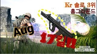 배틀그라운드 사녹에서  17킬을   어그