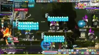 「메이플스토리」 보우마스터 폭시잔시 사냥 테네브리스  고통의 미궁 최심부4