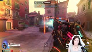 오버워치2 어딜 감히 플래를 넘봐 #천송이tv#종합게임#LIVE