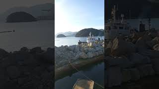 안전제일 군령방파제 공사중 (와우용훈이)