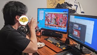 자쿰과 도파민을 음미한 날(메이플랜드, 메이플스토리 브이로그)