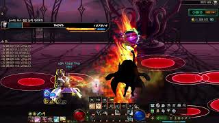 던파 7.6 발키리 여런처 '해방된 흉몽 검은 눈의 사르포자 - 임계80' 4분34초