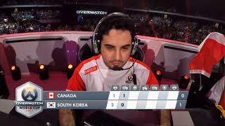 오버워치 월드컵 결승전 2set 한국 vs 캐나다