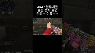 [서든어택] AK47 블루로 개돌 숏을 혼자 막으면 레…