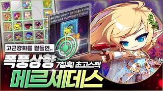 극딜 상향된 '초고스펙 메르' 체험!! 고근 강화까지 ㅋㅋ [메이플스토리, 페이지]
