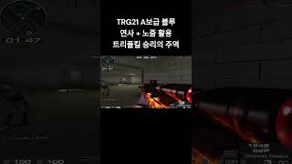 [서든어택] TRG21 A보급 블루 수비 트리플킬 연사 + 노줌 활용 찾아가는 서비스 #웅일tube #서든어택 #스나 #shorts