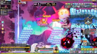 메이플스토리 노멀 친위대장 듄켈 4인 파티 플레이 20