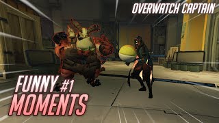 오버워치 캡틴의 재밌는 장면 모음 #1 (Overwatch Funny Moment #1)