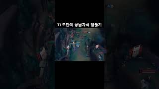 T1 도란의 상남자식 텔 끊기 #롤 #리그오브레전드 #…
