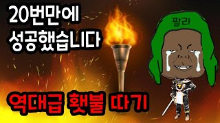 역대급 횃불 따기 공략! 20번만에 성공했습니다. 디아블로2 레저렉션 횃불퀘스트 스킨