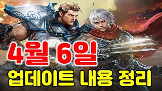 리니지M 4월 6일 업데이트 내용 간단 정리! (신규 …