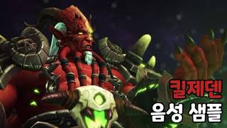 [성우 음성 샘플] 월드 오브 워크래프트 '킬제덴' 음…