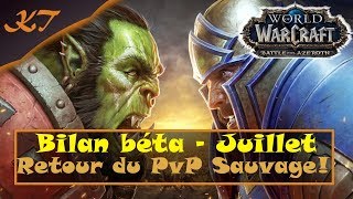 WoW BfA Béta - PvP Sauvage, présentation et avis
