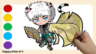 메이플스토리 천방지축 도사 호영 따라 그리기  Drawing Ho young  Naughty Master From Maple Story 신규 직업 New Job