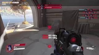 [오버워치] 위도우메이커 헤드 한방전 하이라이트 (fe…