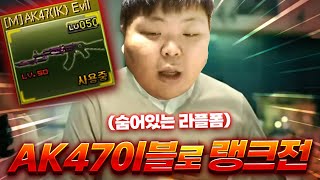 AK-47 세계1위 레전드구간 학살 【서든어택 랭크전】