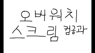 오버워치 스크림 4차전 관전