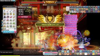 [메이플스토리]해방플위 전섭 세번째 무릉70층 격파!