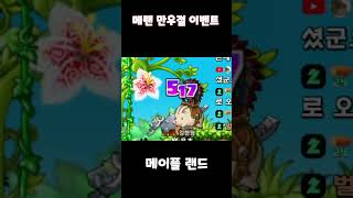 메이플랜드 투구벌레 숲 파밍 (4시간)