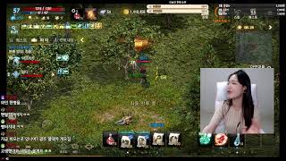 [리니지m] 신입여캠 밍디 리니지m 대기실화?! ※답답…