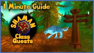 1 minute shaman class quest guide  Classic Vanilla WoW World of Warcraft
