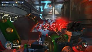 오버워치폭풍의 서막 로드호그 시점 플레이