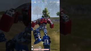 배틀그라운드   옵티머스 프라임  메기트론 챠량 변신  모드 영상