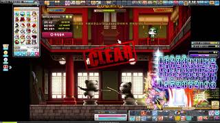 메이플스토리 히어로 무릉 58층 격파 KMS 190709 Lv 257 Hero Mu Lung Dojo 58F clear