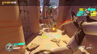 오버워치 겐지 첫 하이라이트