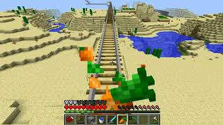 주민마을과 철공장간에 래일 깔기마인크래프트 우주모드 생…