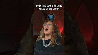 when the tank is rushing ahead…