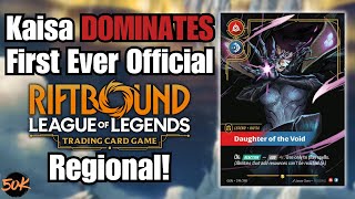 Kaisa DOMINATES First Ever Official Riftbound League of Legends TCG Regional | Set 1 Origins