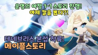 [MapleStory]운명의 여정 본섭 착륙! 테네브리스 스토리 함께 보시죠! (문 브릿지 용사 1-1) | 메이플스토리 판다리프