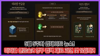 리니지2M - 5월 5주차 오랜만에 컨텐츠 업데이트!!…