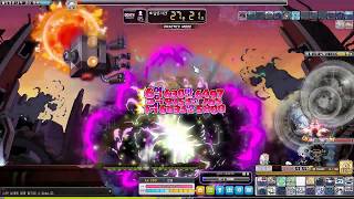 메이플스토리 키네시스  이계 여신의 축복 장착 후 노말 스우