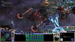 스타크래프트 II 자유의 날개 14 - 암흑 속에서 아주어려움 클리어 3315처치