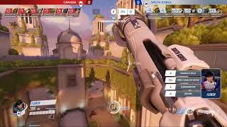 오버워치 월드컵 결승전 1set 한국 vs 캐나다