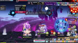 메이플스토리 히어로 얌전한 데미안 KMS 190709 Lv 257 Hero Hard Damien bossing