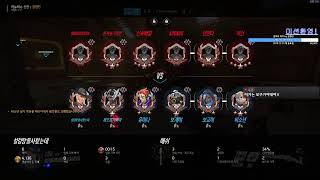 세기말 오버워치쟁전 190429 D1 골드승급켠왕간다