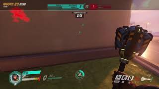 도심 자동차에 킬판정 난다고 알리는 영상2오버워치 술래…