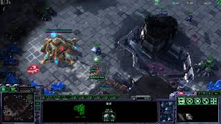 스타2 정찰안하는 토스가 실존하다니.. 전진류로 뚜까패기