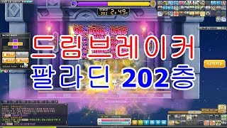 메이플스토리 팔라딘 드림브레이커 202층 33초